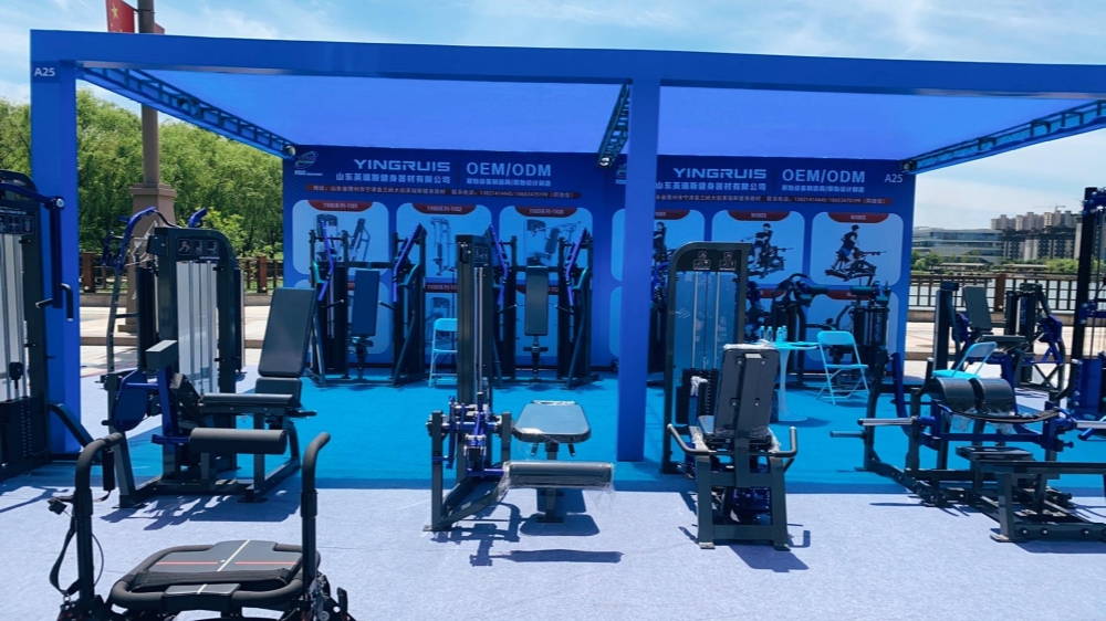 Yingruis Fitness brilha na Ningjin Fitness Equipment Expo 2026